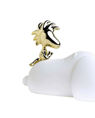 Leb-Snoopy & Woodstock White & Gold