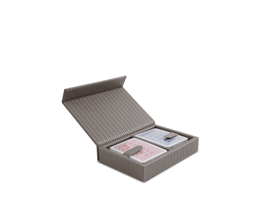 Light Grey Card Holder - Maison SIA