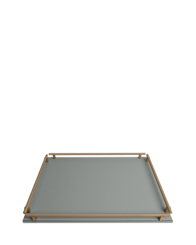 Light Grey Robert Rectangular tray