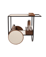 Magenta Serving trolley Cream