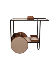 Magenta Serving trolley Taupe