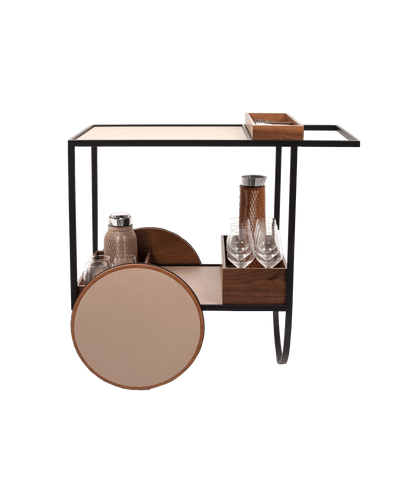 Magenta Serving trolley Taupe