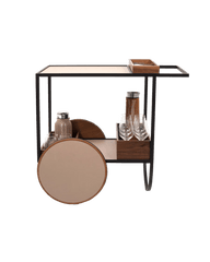 Magenta Serving trolley Taupe