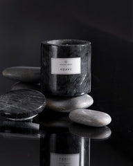 Magnet marble Agave scented candle