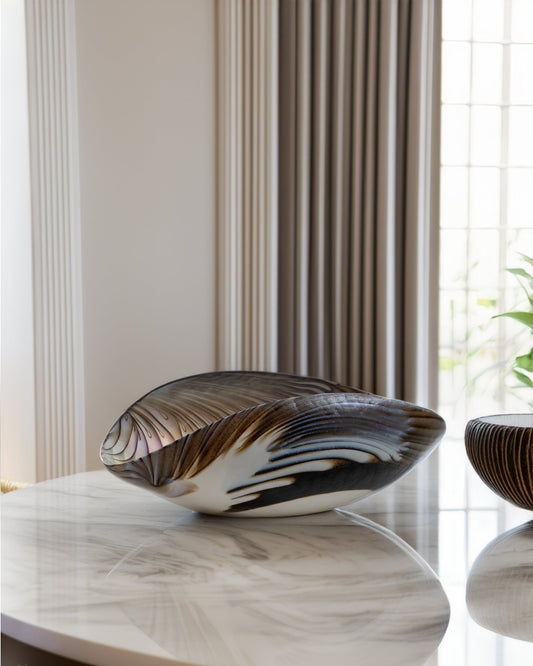 Marrone Large Folded Bowl - Maison SIA