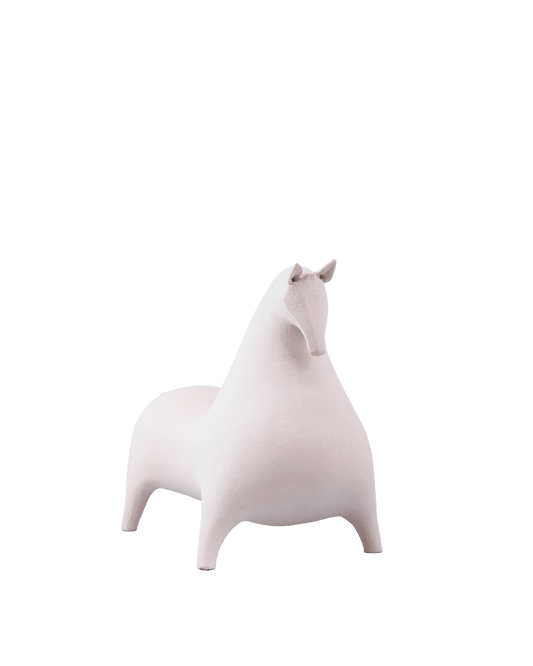 Medium Horse in White - Maison SIA