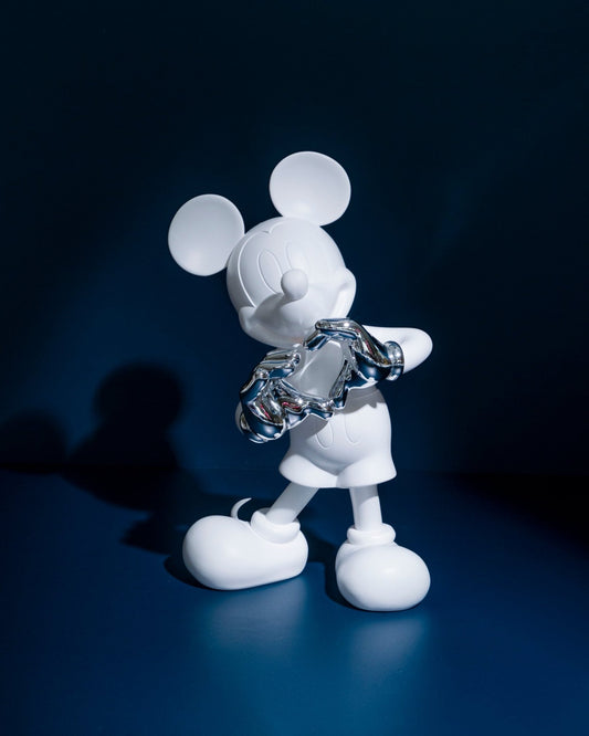 Mickey with love by Kelly Hoppen white & silver - Maison SIA