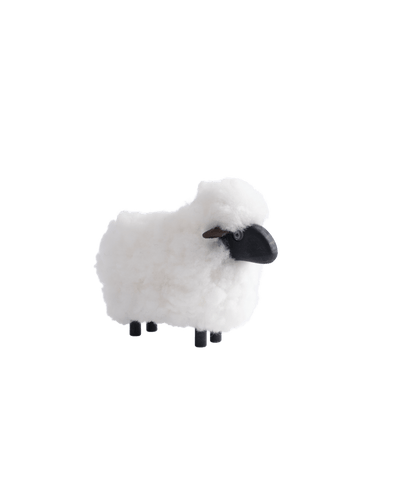 Micro Black wood white Sheep