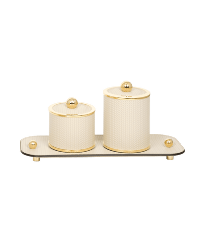 Olimpia Cream Round Box