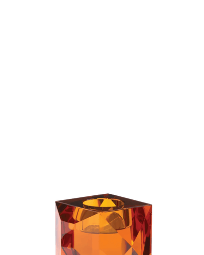 Ophelia Tealight Holder Amber