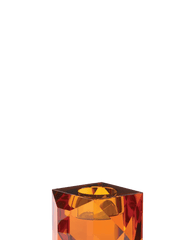 Ophelia Tealight Holder Amber