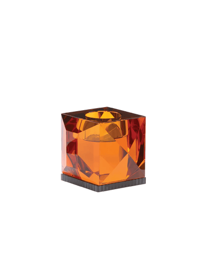 Ophelia Tealight Holder Amber