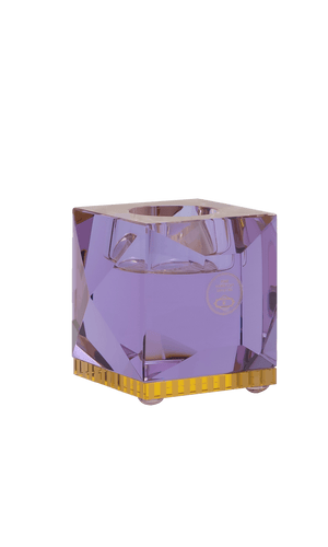 Ophelia Tealight purple/yellow