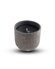 Outdoor Candle Matt grey/ gold