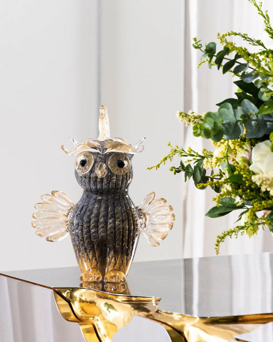 Owl Gold & Grey - Maison SIA