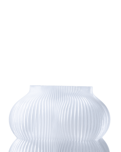 Peach Table Lamp in white & Black