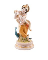 Pigmented Lord Krishna Idol