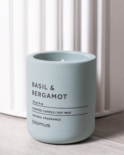 Basil & Bergamot Scented candle