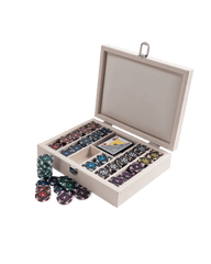 Poker Set Shagreen Effect leather