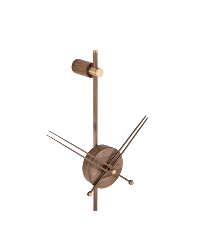 PUNTO Y COMA PREMIUM WALNUT CLOCK