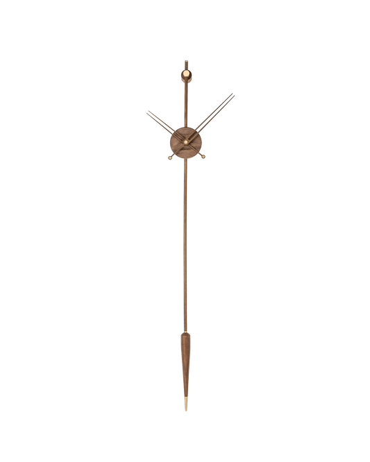 PUNTO Y COMA PREMIUM WALNUT CLOCK - Maison SIA