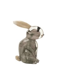 Rabbit Big Grey & Gold