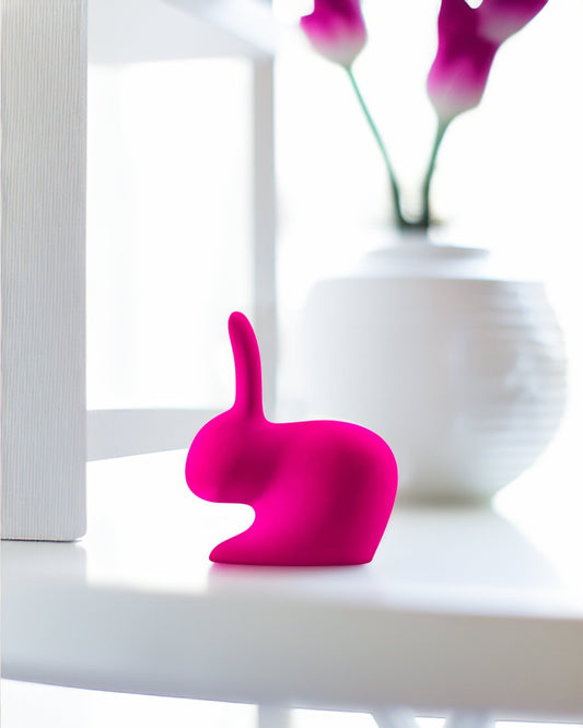 Rabbit XS Flock in Fuchsia - Maison SIA