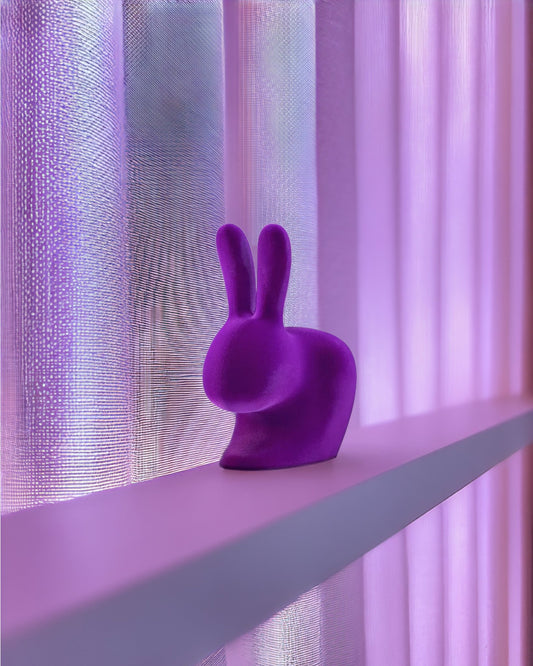 Rabbit XS Flock in Violet - Maison SIA