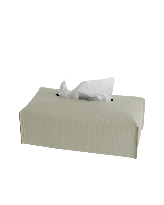 Rectangular Cream Tissue Box - Maison SIA