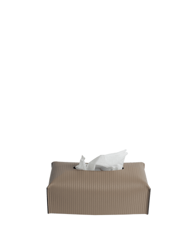 Rectangular Taupe Tissue Box