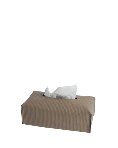 Rectangular Taupe Tissue Box