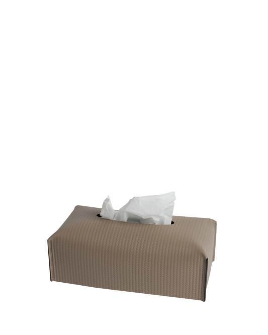 Rectangular Taupe Tissue Box - Maison SIA