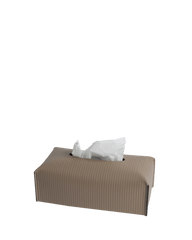 Rectangular Taupe Tissue Box