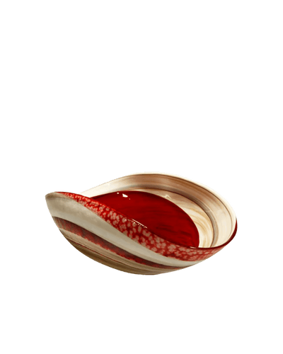 Rouge medium folded bowl