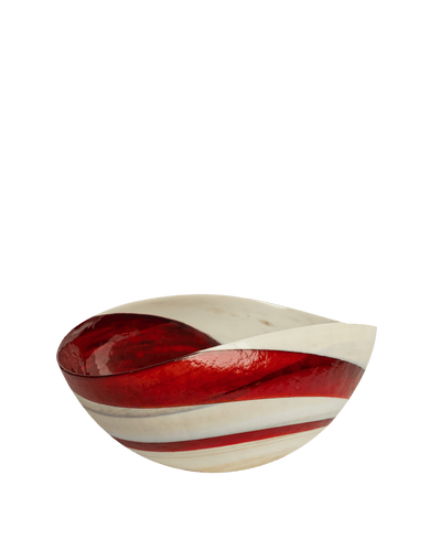 Rouge small folded bowl