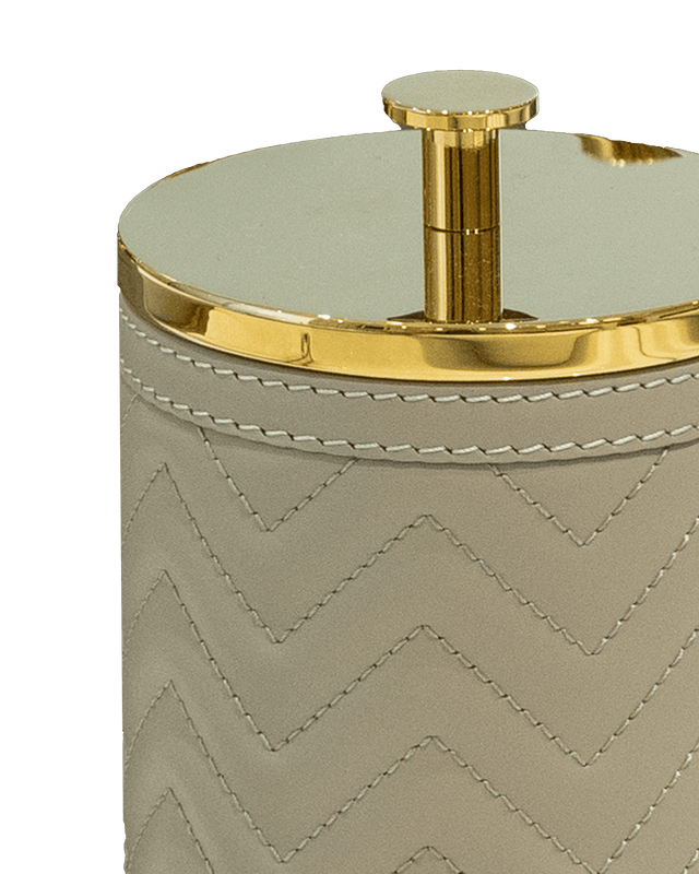 Round Box with lid in Grey – Maison SIA