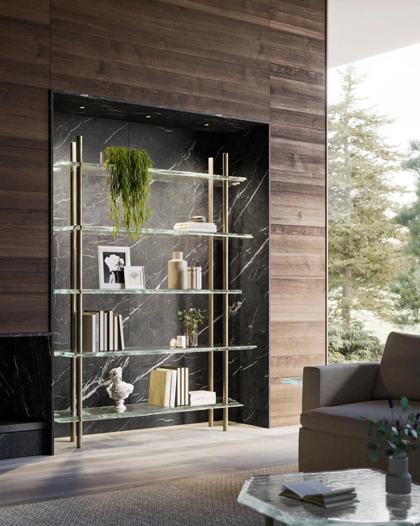 Saica Bookcase by Arte Veneziana – Handcrafted Venetian Glass ...