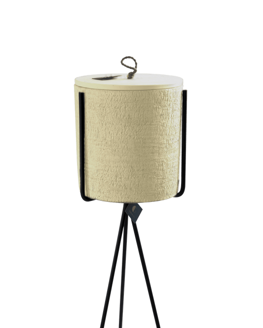 Sandklippe Cylindrical Cement Candle + cover - Maison SIA