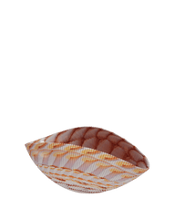 Shell Medium ivory with red threads bowl