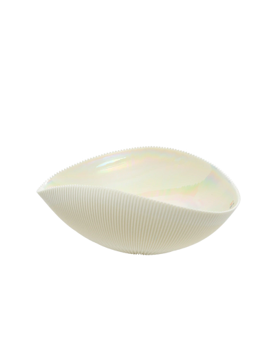 Shell Mono Large Folded Bowl