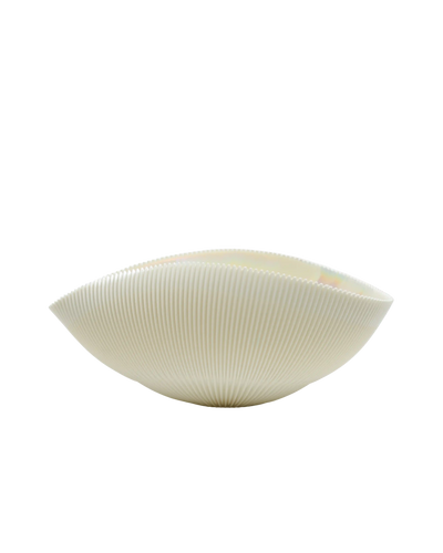 Shell Mono Large Folded Bowl