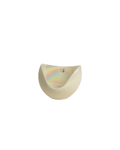 Shell mono small ivory bowl