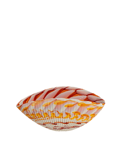 Shell small ivory with red threads bowl