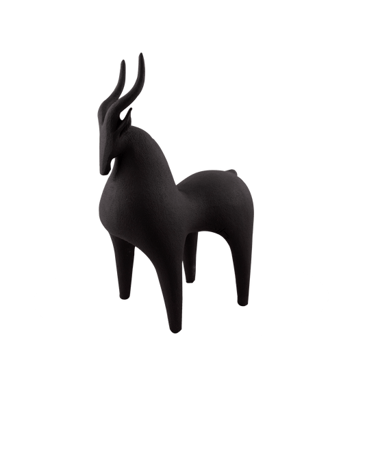 Small Gazelle In Black - Maison SIA