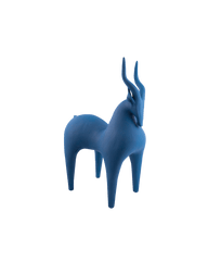 Small Gazelle In Blue