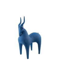 Small Gazelle In Blue