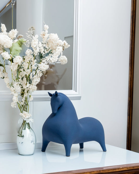 Small Horse In Blue - Maison SIA