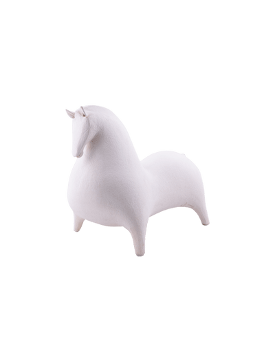 Small Horse In White