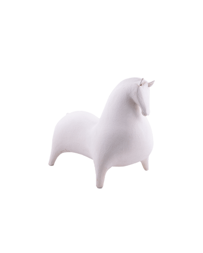 Small Horse In White