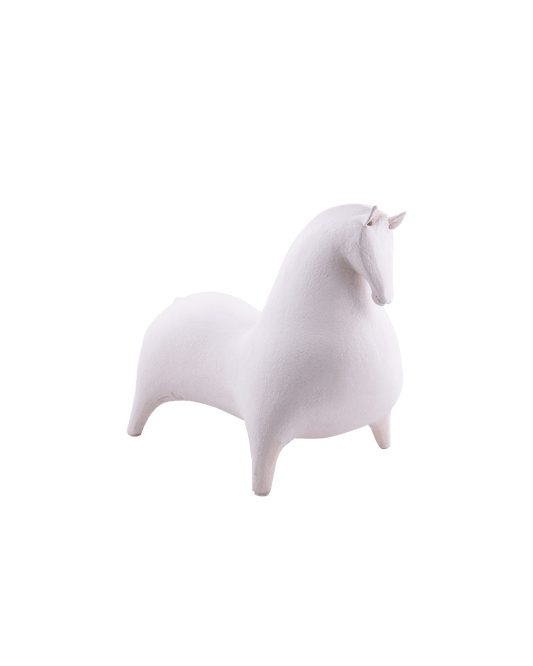 Small Horse In White - Maison SIA